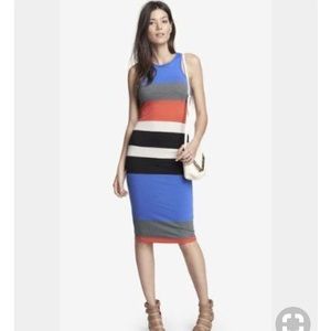 Multi-color sheath dress